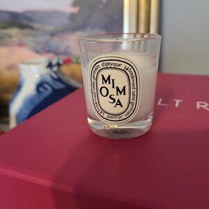 Mini Diptyque candle in Mimosa